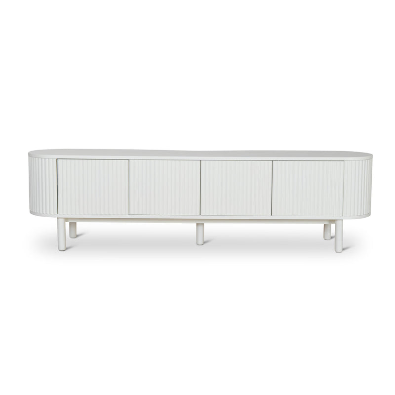 CTV8987-KD 2m TV Entertainment Unit - Warm White Oak
