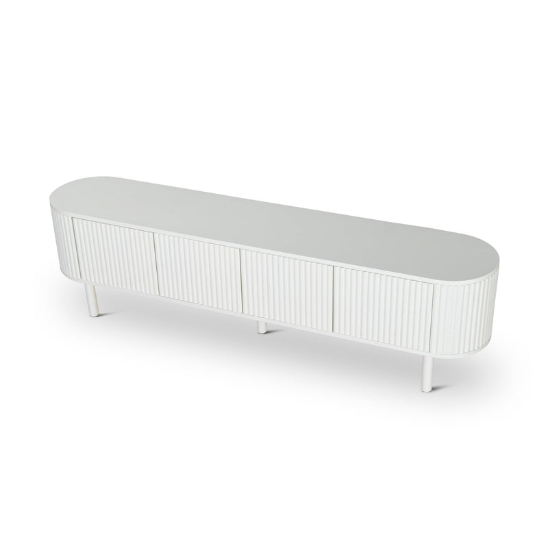 CTV8987-KD 2m TV Entertainment Unit - Warm White Oak