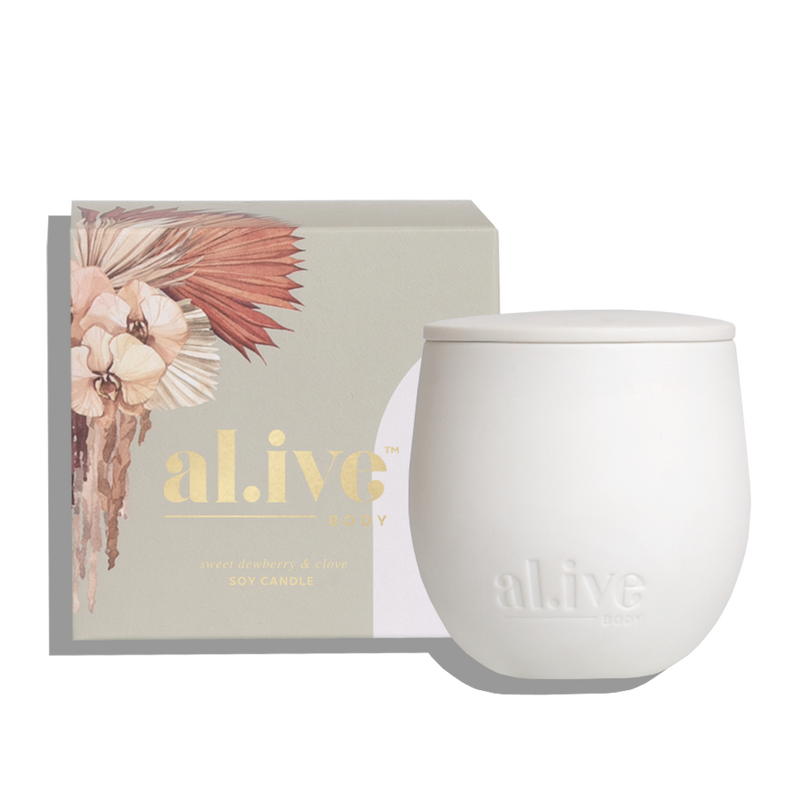 al.ive body Soy candle - Sweet Dewberry & Clove