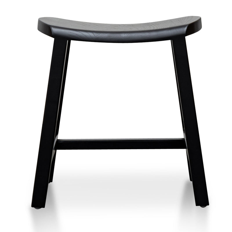 CBS2985-SU - Wooden Low Stool 45cm  - Black