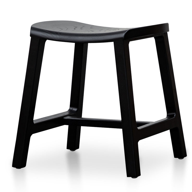 CBS2985-SU - Wooden Low Stool 45cm  - Black