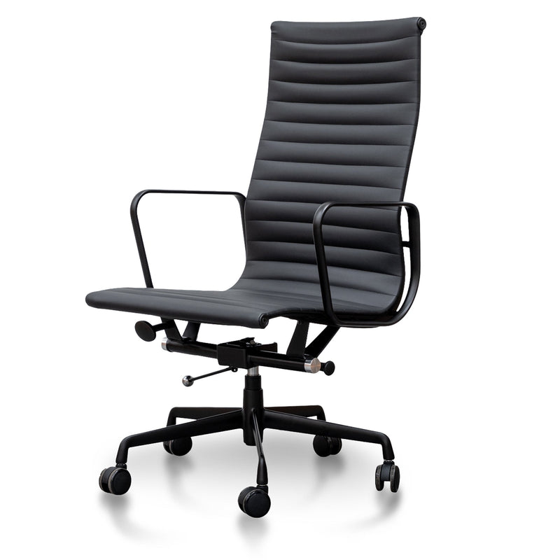 COC2970-YS - Executive Leather Office Chair - Full Black