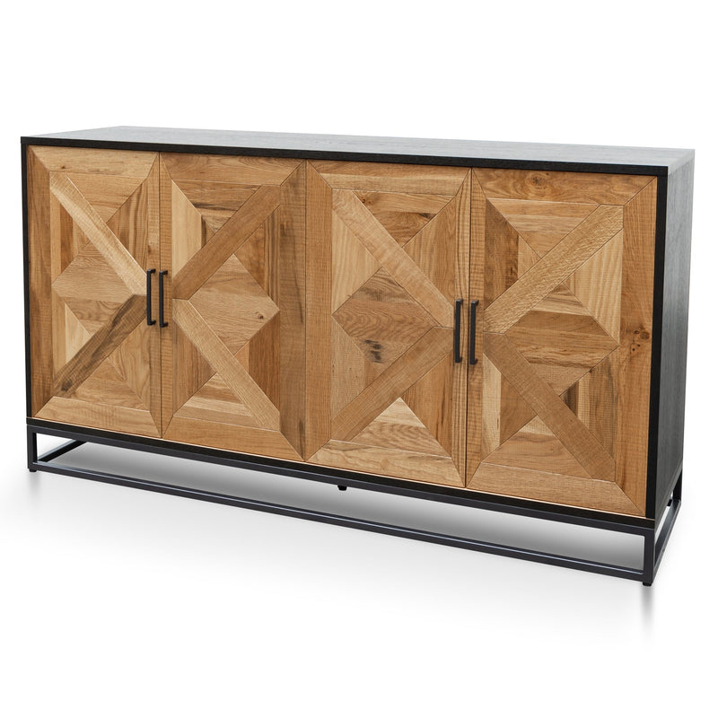 CDT2802-VN Wide Sideboard - European Knotty Oak and Peppercorn