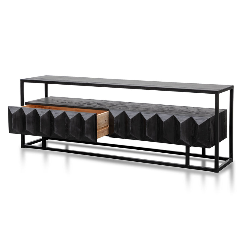 CTV2924-NI 1.8m Entertainment TV Unit - Full Black