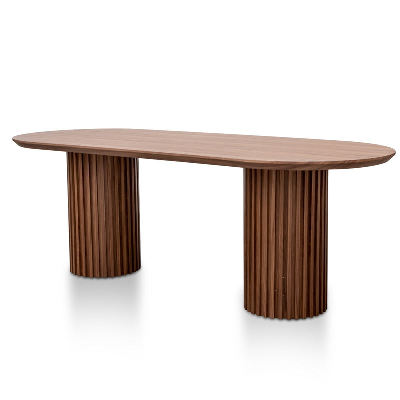 CDT2885-CN 2.2m Dining Table - Walnut