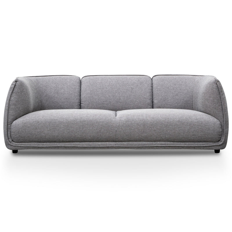 CLC2875-KSO 3 Seater Fabric Sofa- Graphite Grey