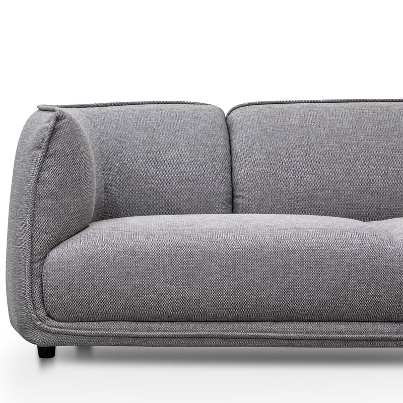 CLC2875-KSO 3 Seater Fabric Sofa- Graphite Grey