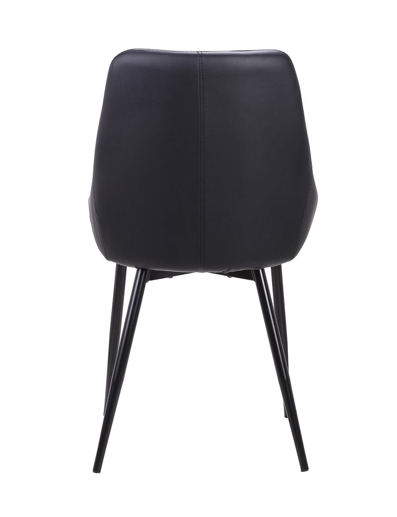 CDC2003-SE - Dining Chair - Black PU (Set of 2)