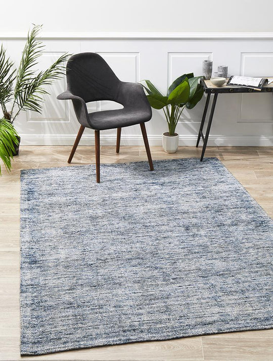 Rug Culture Allure Indigo Cotton Rayon Rug
