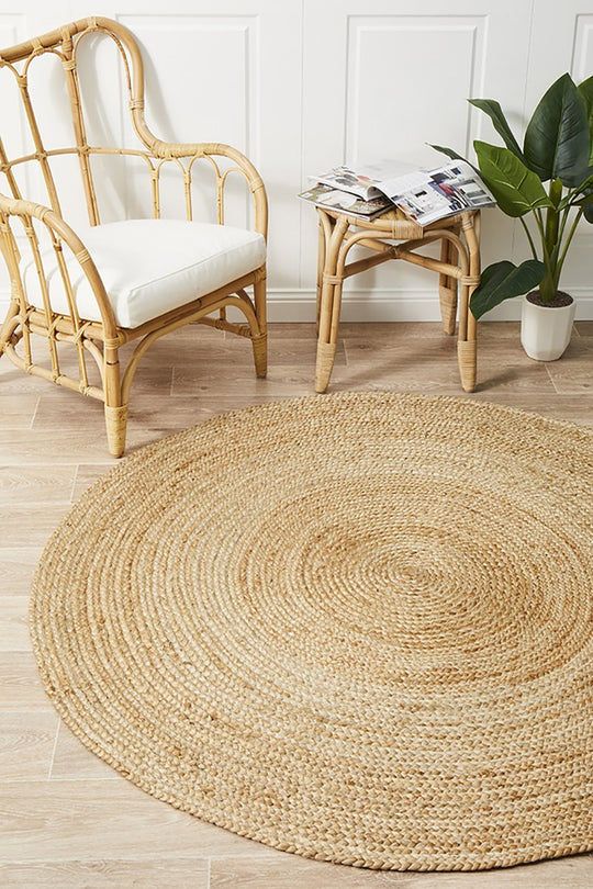 Rug Culture Atrium Polo Round Natural