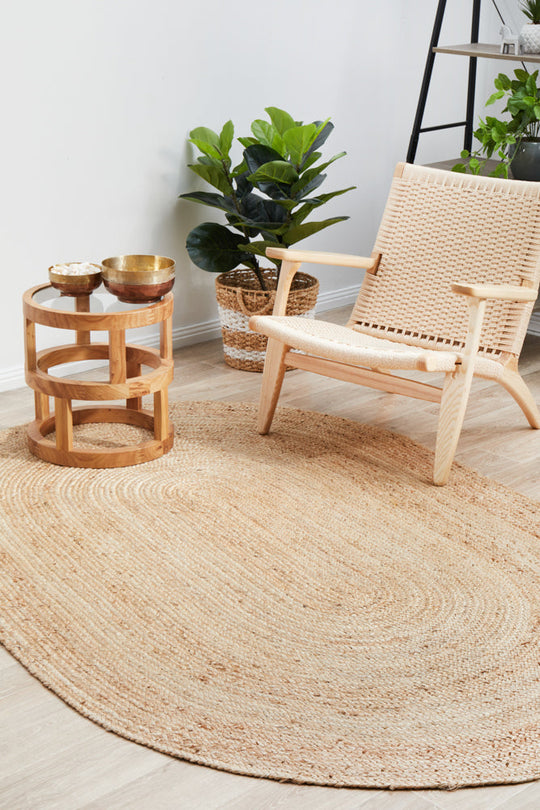 Rug Culture Bondi Natural Oval Rug