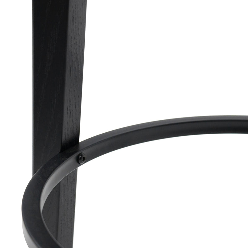 CBS8163-SU 65cm Solid wood Bar Stool - Full Black
