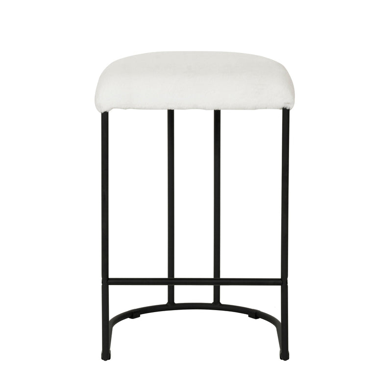 CBS8210-FH 65cm Bar Stool - White Rabbit (Set of 2)