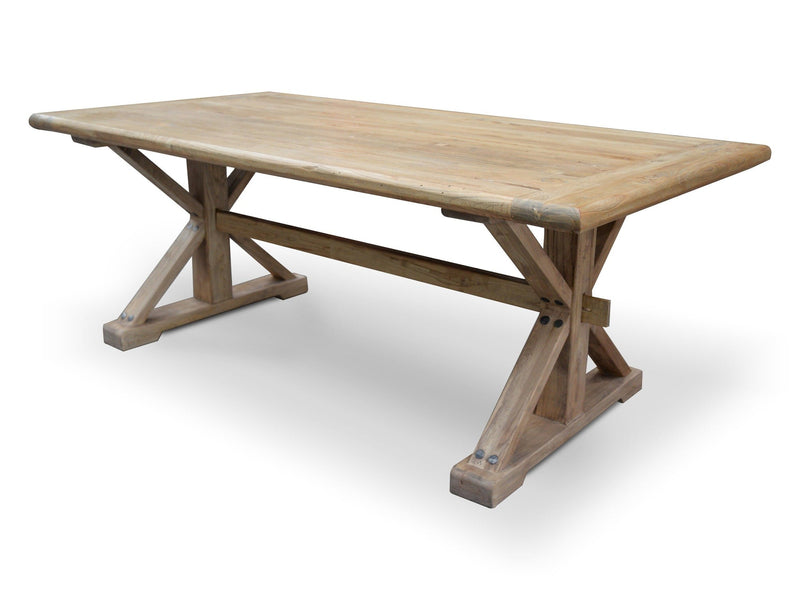 CDT501  Dining Table 1.98m - Rustic Natural