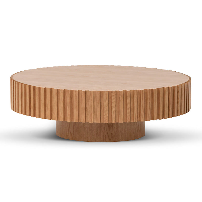 CCF6860-CN Oak Round Coffee Table - Natural