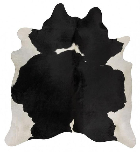 Rug Culture Exquisite Natural Cow Hide Black White