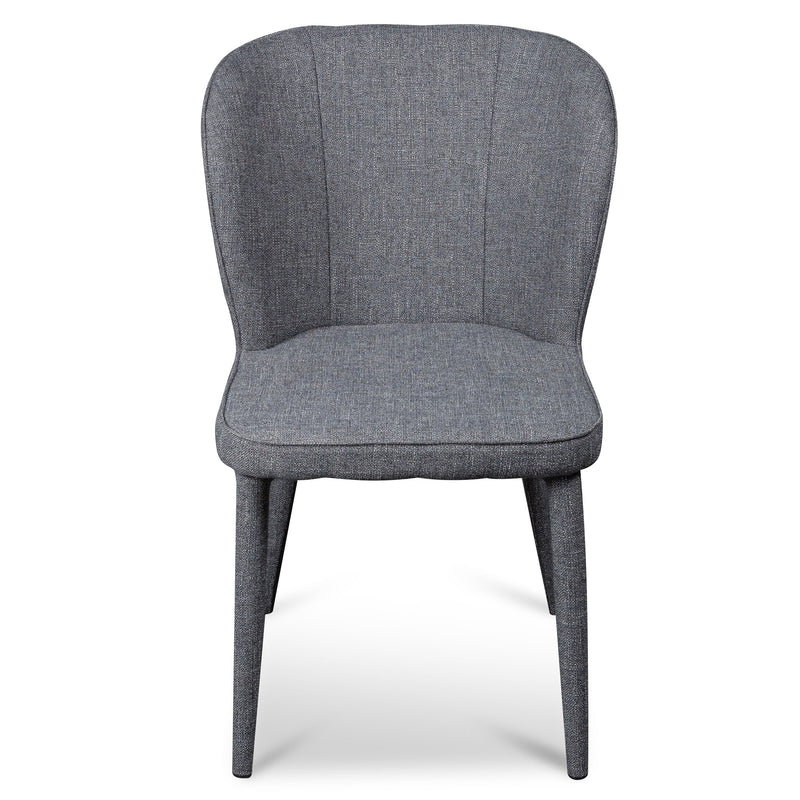 CDC6118-ST Fabric Dining Chair - Dark Grey