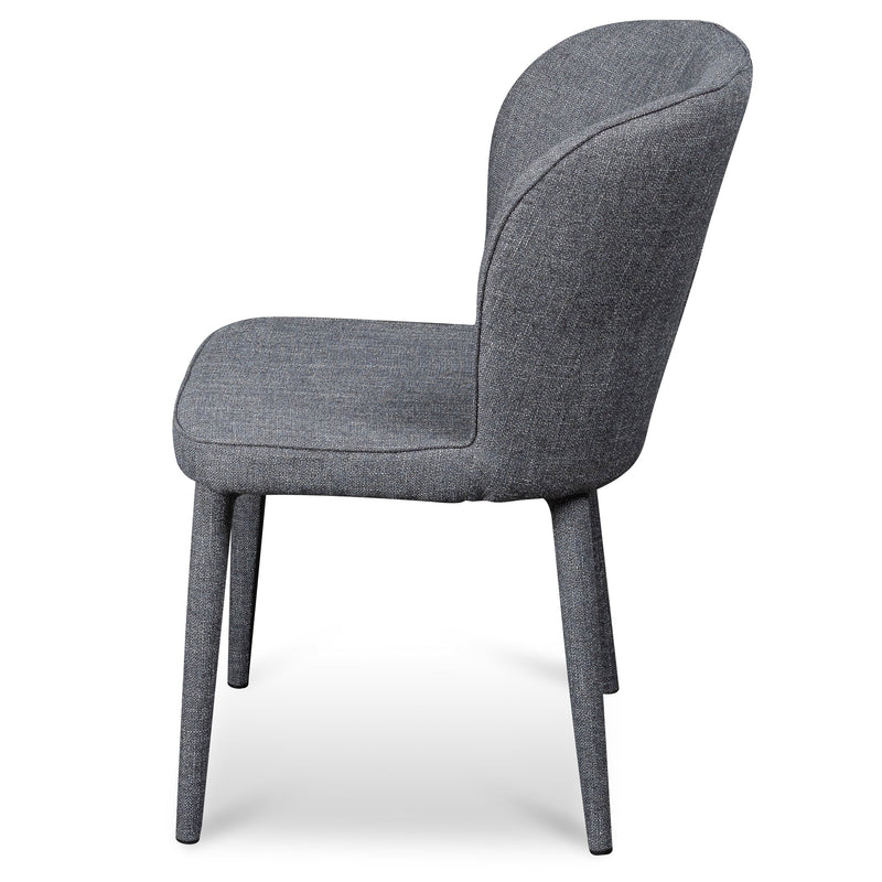 CDC6118-ST Fabric Dining Chair - Dark Grey