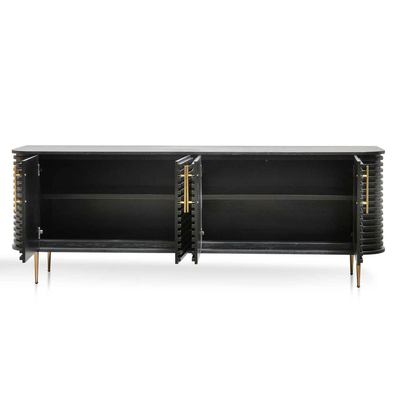 CDT6314-VA 2.2m Buffet Unit - Textured Espresso Black