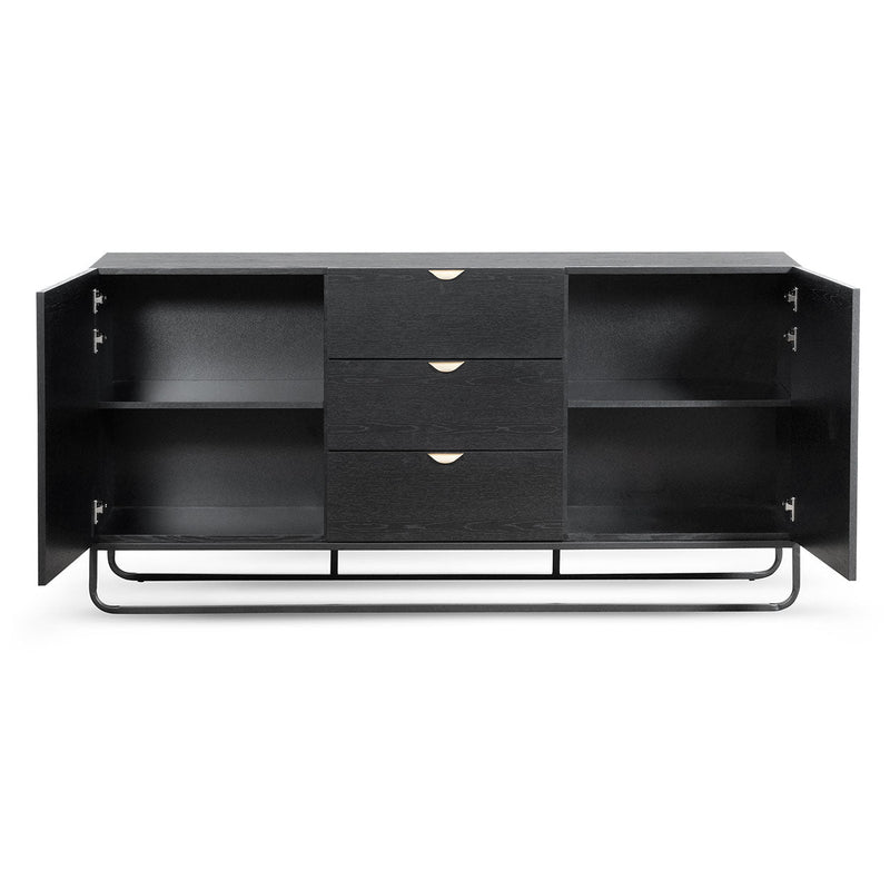 CDT6711-CN 1.75m Wooden Sideboard - Black