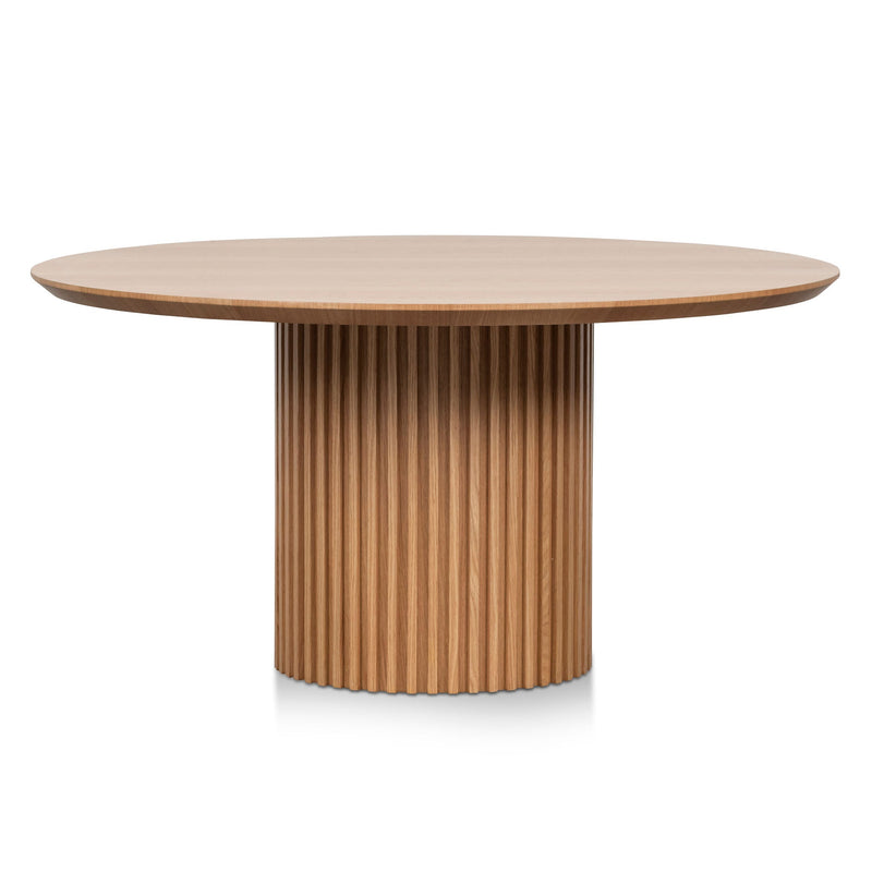 CDT6985-CN 1.5m Wooden Round Dining Table - Natural