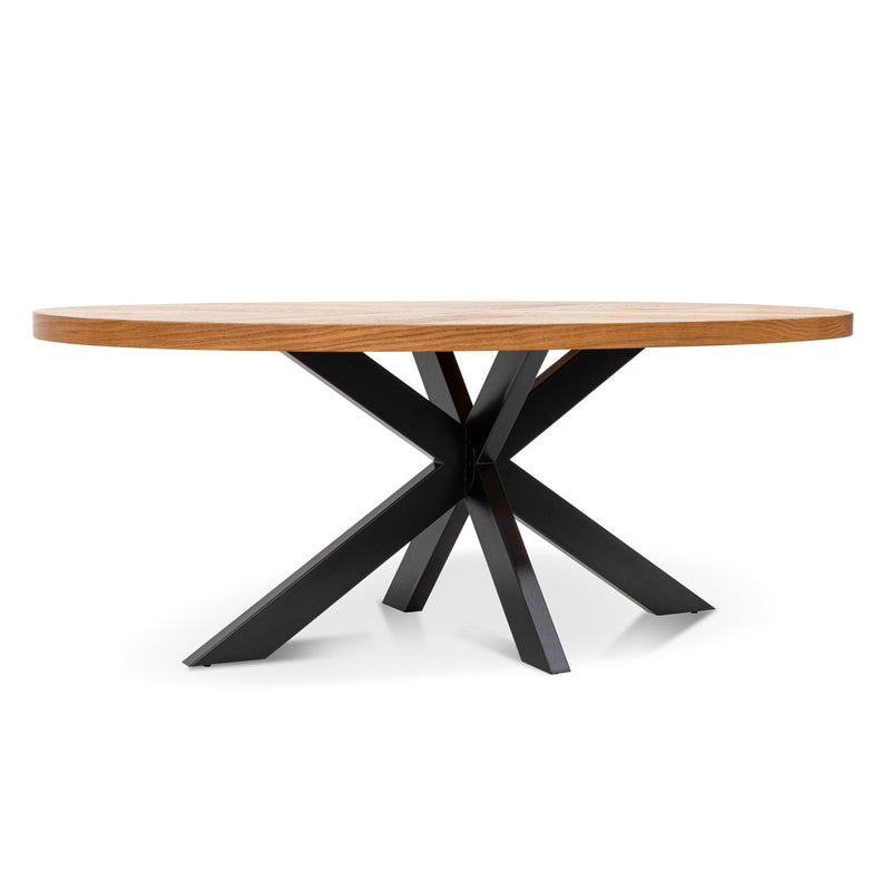 CDT6989-VN 6 Seater Dining Table - European Knotty Oak