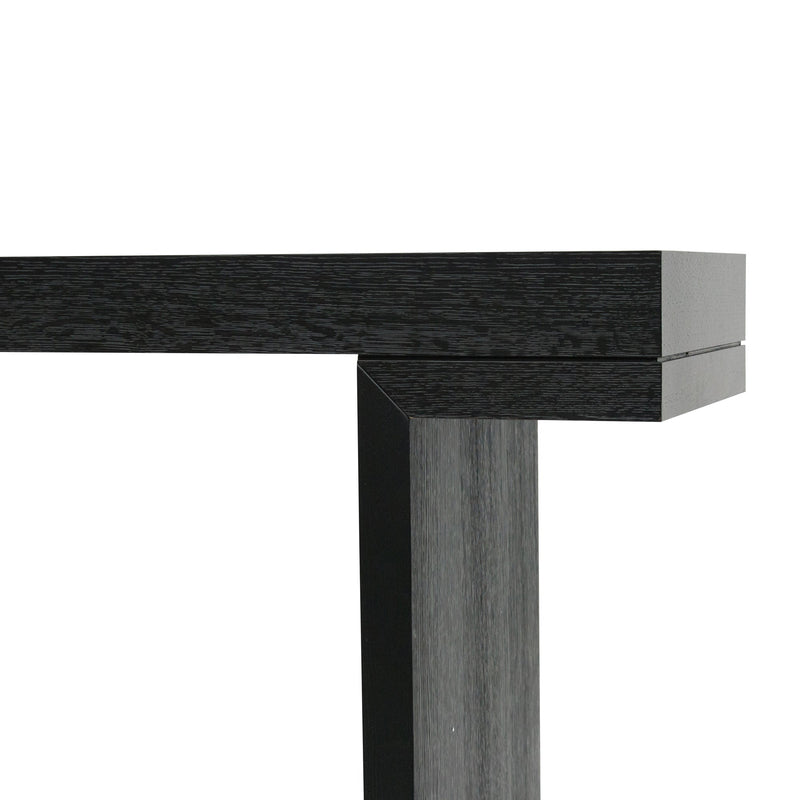 CDT8024-VA 1.3m Console Table - Textured Expresso Black