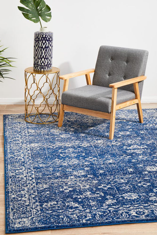 Rug Culture Evoke Oasis Navy Transitional Rug
