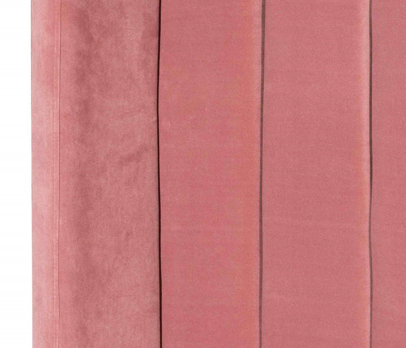 CBD6588-MI Queen Sized Bed Frame - Blush Peach Velvet