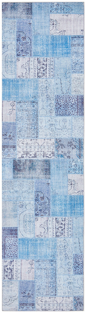 Rug Culture Illusions 121 Denim Runner Rug
