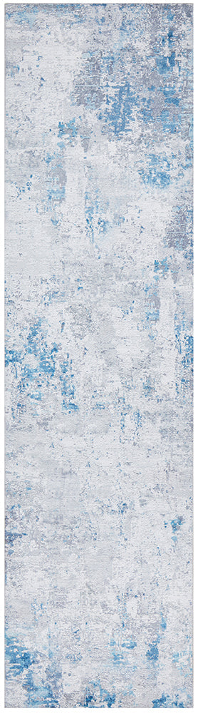 Rug Culture Illusions 132 Blue Runner Rug