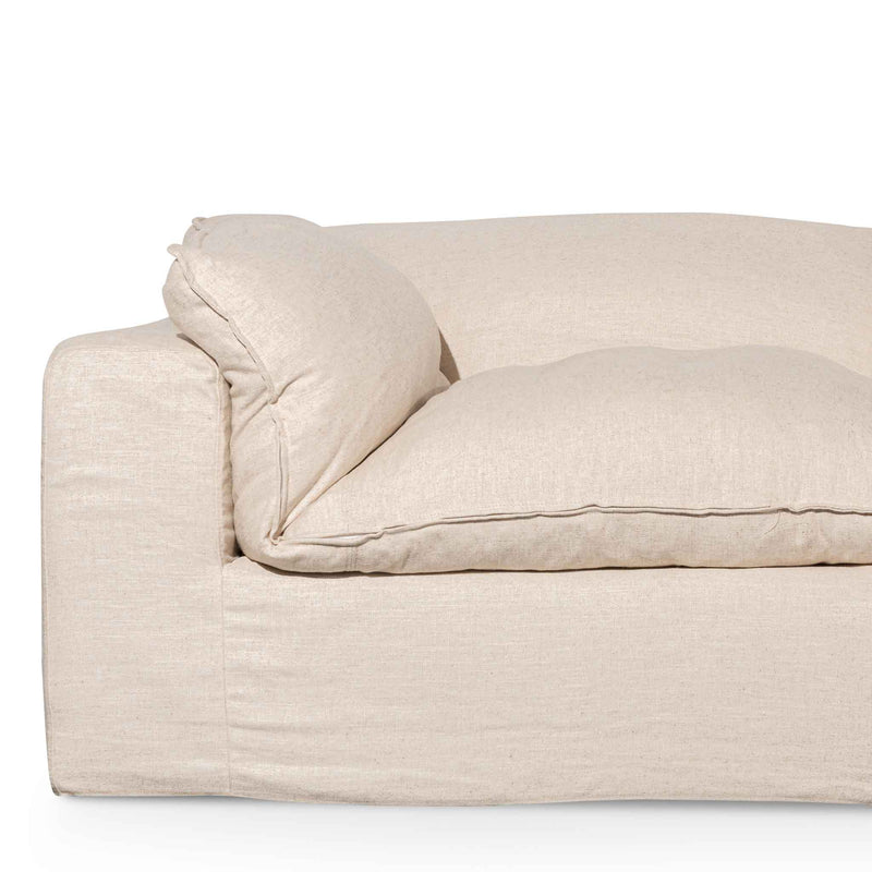 CLC6439-KSO Fabric Corner Sofa - Linen Sand