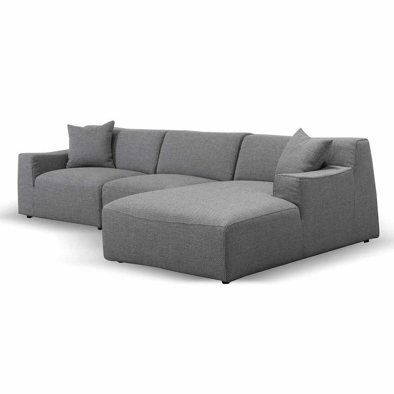 CLC6826-YY 3 Seater Right Chaise Sofa - Noble Grey