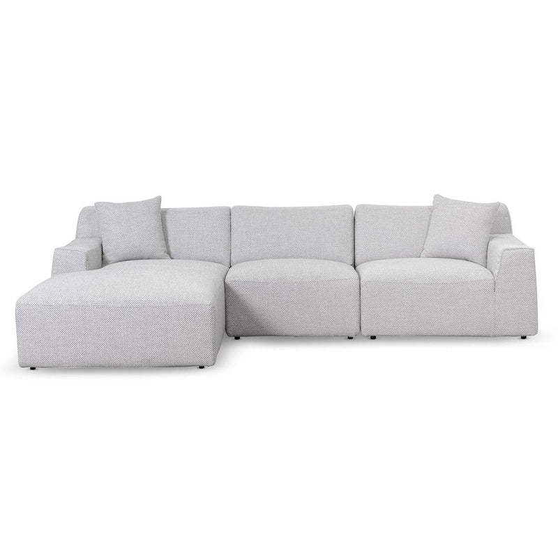 CLC6828-YY 3 Seater Left Chaise Sofa - Passive Grey