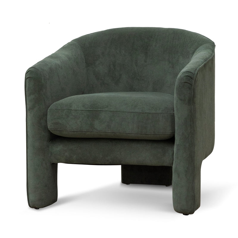 CLC6925-CA Fabric Armchair -  Olive Green