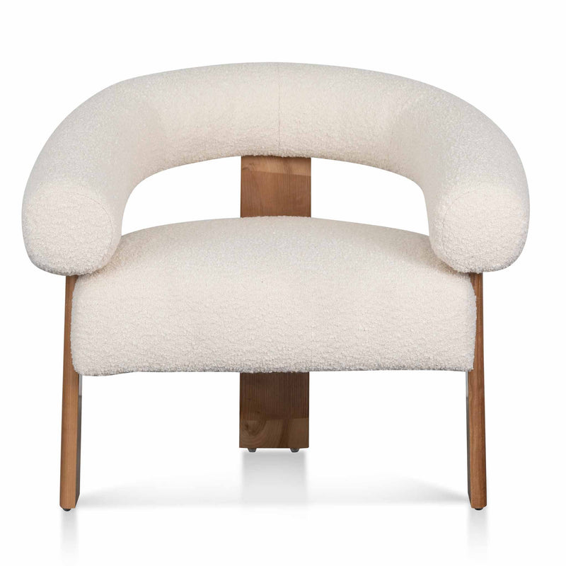 CLC8113-CA Armchair - Ivory White Boucle