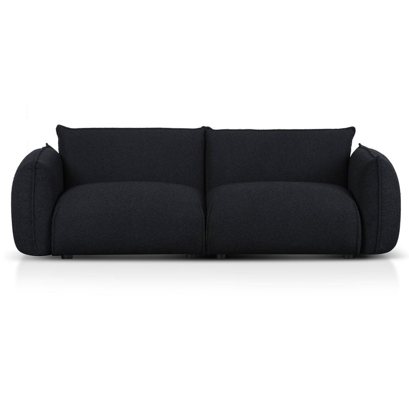 CLC8179-IG 3 Seater Sofa - Black Boucle