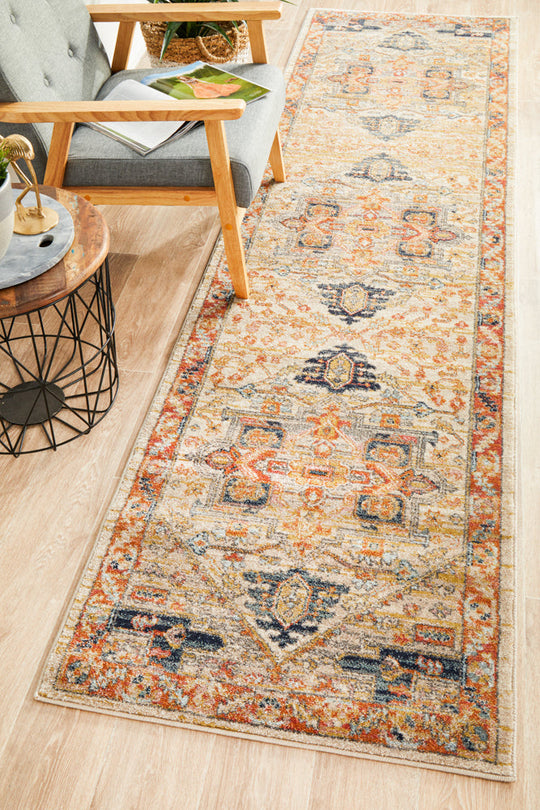 Rug Culture Legacy 850 Rust Runner Rug