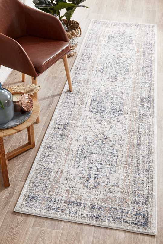 Rug Culture Mayfair Lorissa Blue Runner Rug
