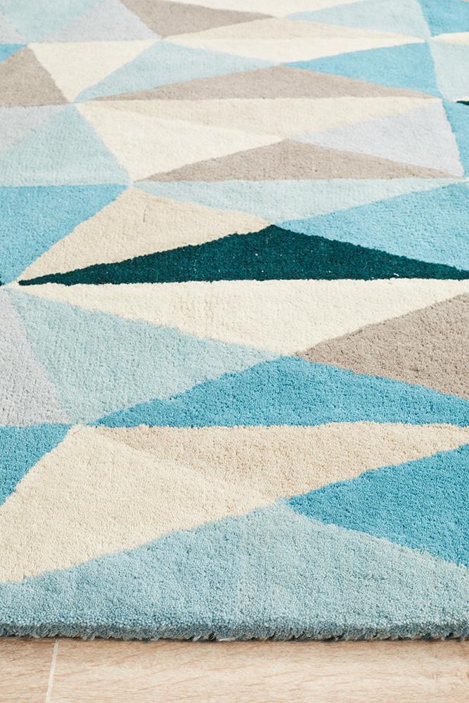 Matrix Pure Wool 901 Turquoise Rug