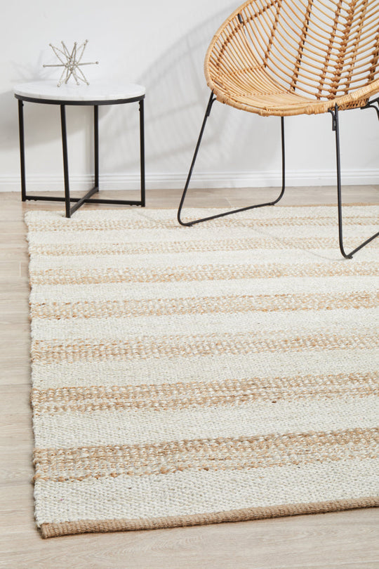 Rug Culture Noosa 555 Natural White Rug