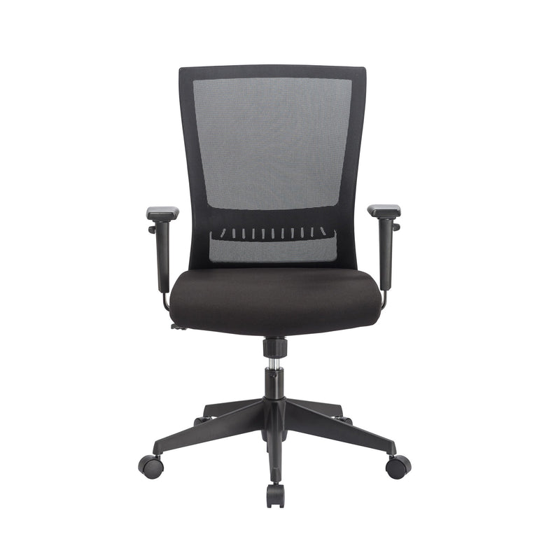 COC8253-UN Mesh Ergonomic Office Chair with Headrest - Black