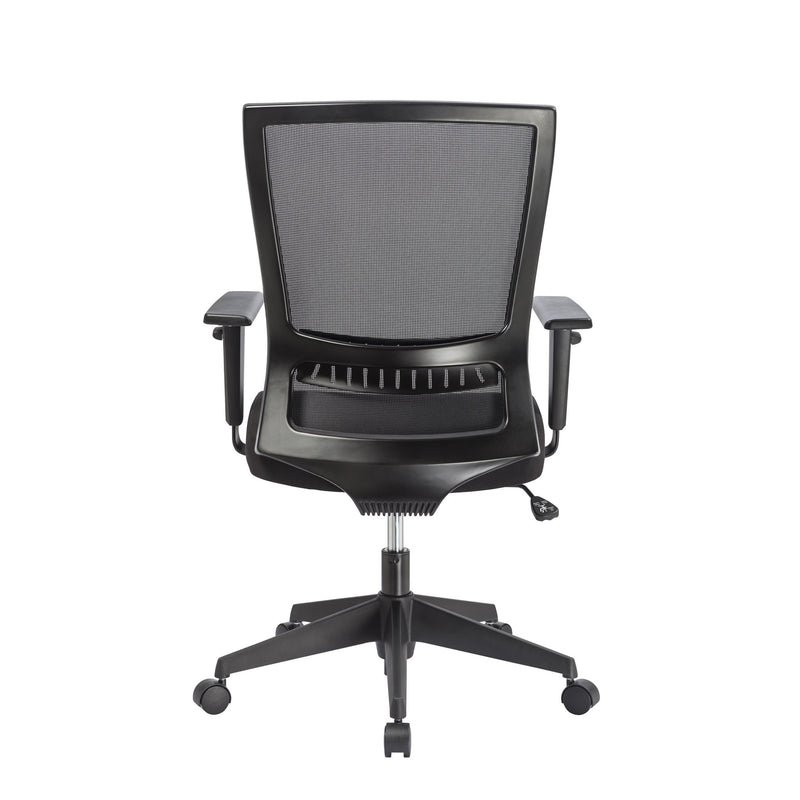 COC8253-UN Mesh Ergonomic Office Chair with Headrest - Black