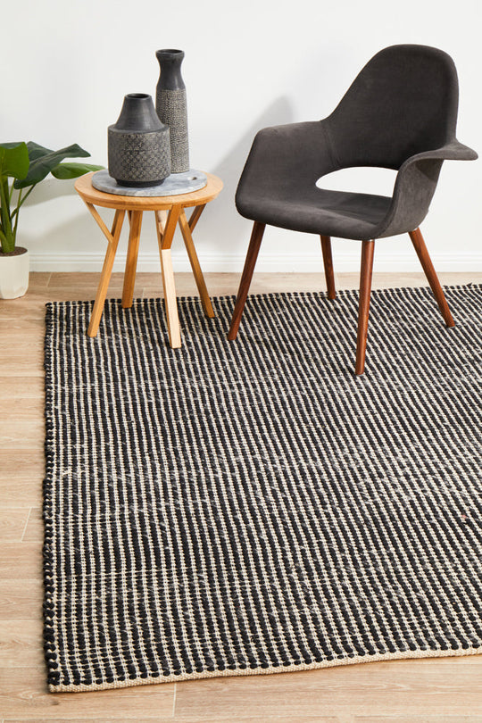 Rug Culture Skandinavian 300 Black Rug