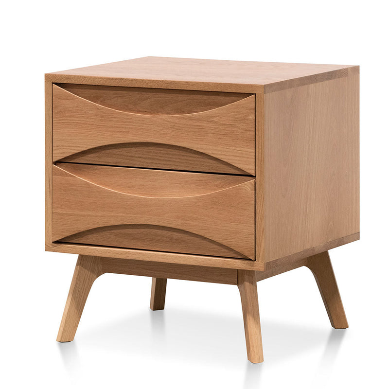 CST6805-OW 2 Drawer Bedside Table - Natural