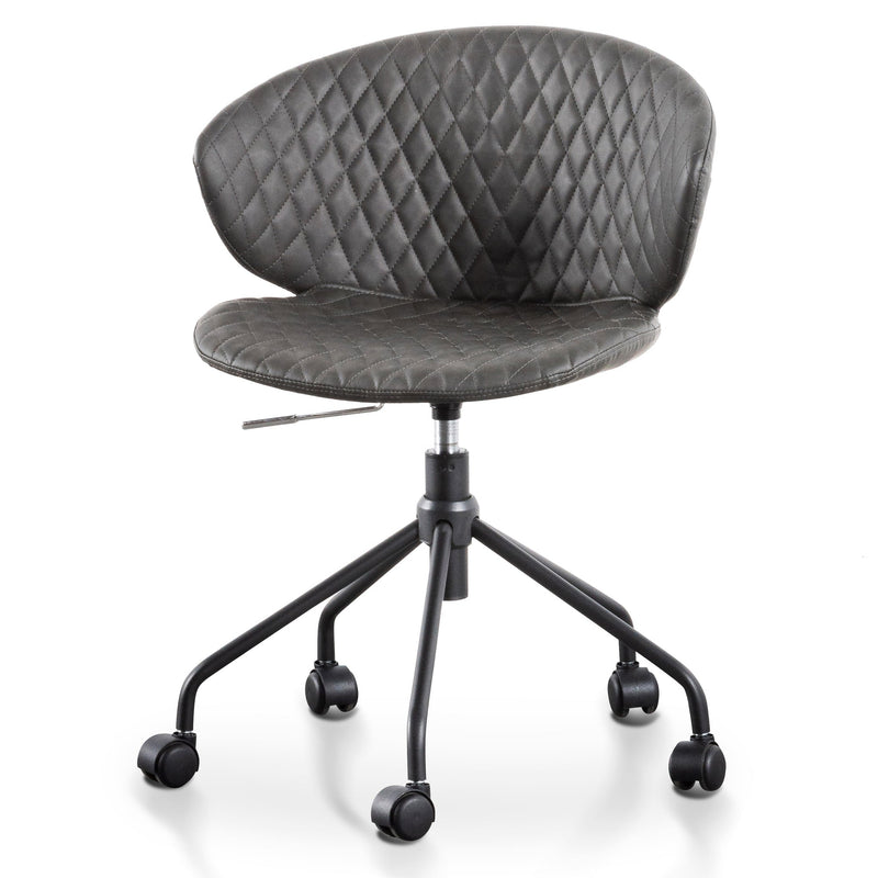 COC6192-LF Office Chair - Charcoal with Black Base