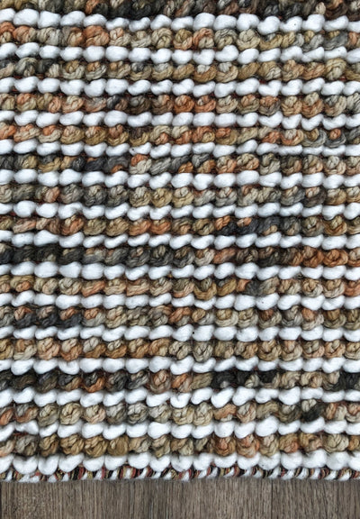 Barossa rug - Fall (Orange pattern) Hand-Woven Wool Rug by Bayliss