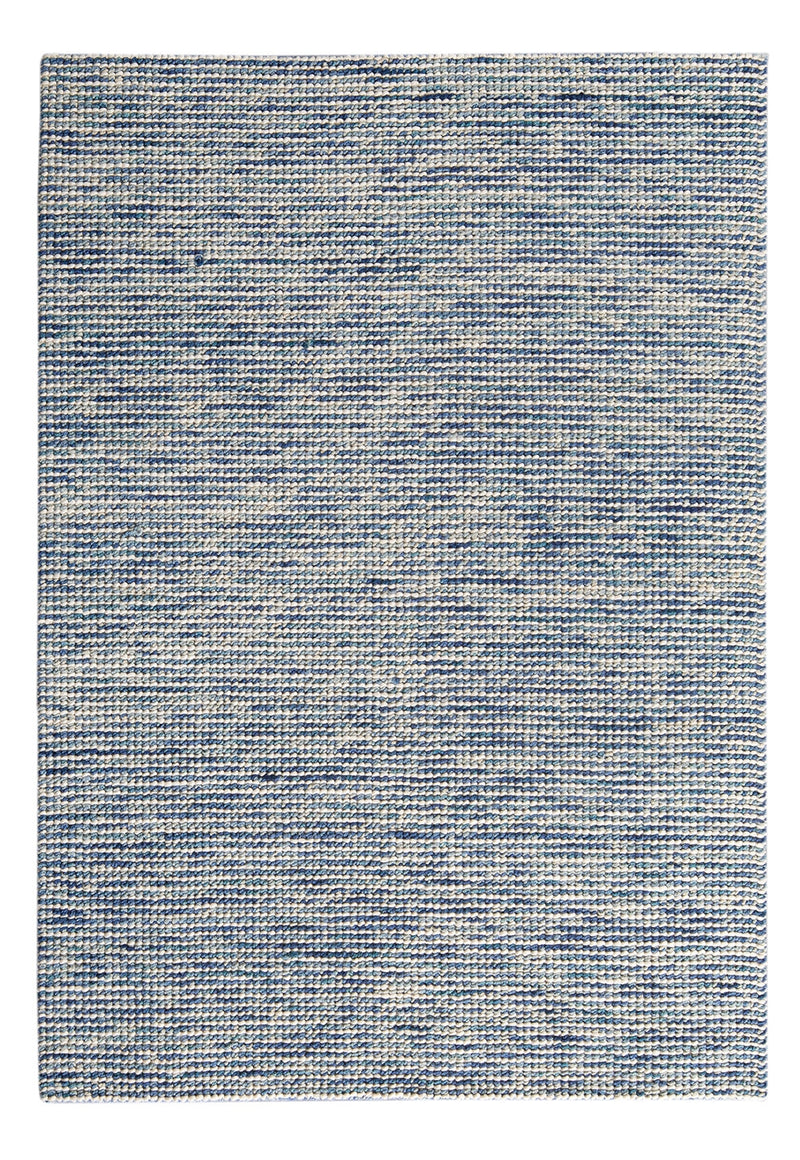 Barossa rug - Sky (Blue pattern) Hand-Woven Wool Rug by Bayliss