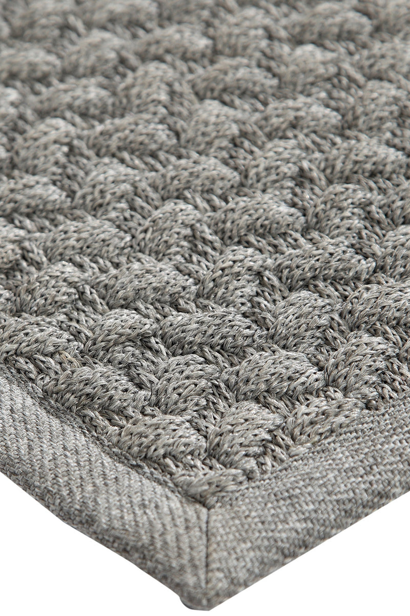 Bistro rug - Light grey (Light grey) Hand-Woven Polypropylene Rug by Bayliss