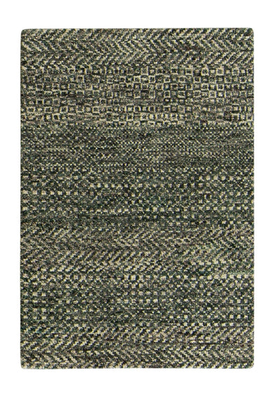 Brando rug - Leaves (Green) Hand-Knotted Wool Rug by Bayliss